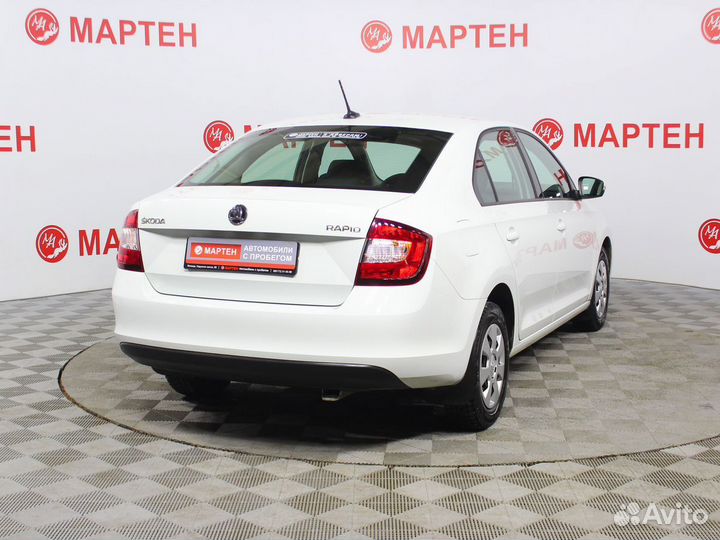 Skoda Rapid 1.6 МТ, 2018, 38 000 км