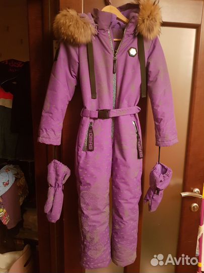 Зимний комбинезон для девочки
