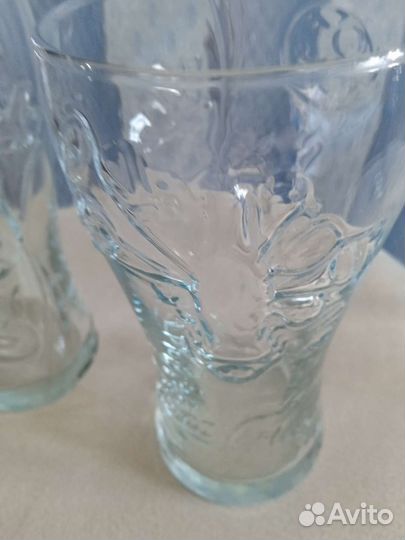 Стаканы,кока- кола фифа2018,стекло, цена за 4 шт