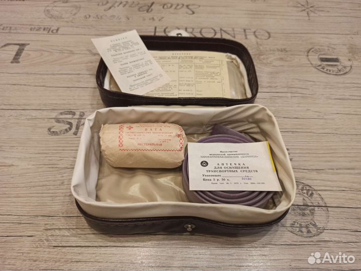 Подарочный комплект ваз газ СССР Оплетка Аптечка