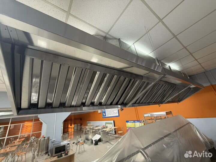 Зонт вытяжной, монтаж вентиляции