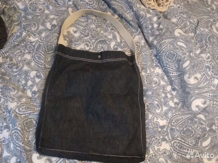 Сумка шопер джинца