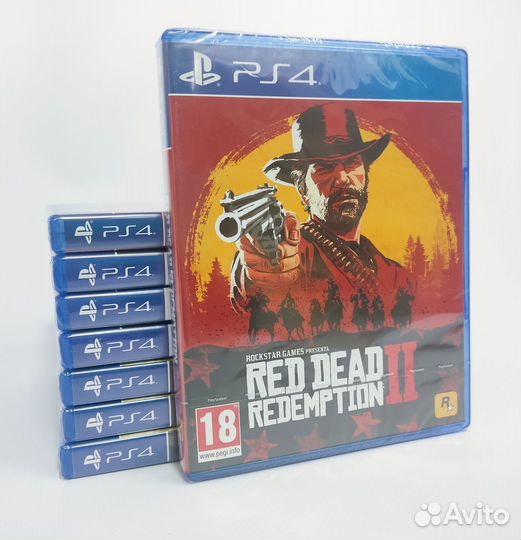 Диск для PS4 Red Dead Redemption 2 / Игра RDR2 PS4