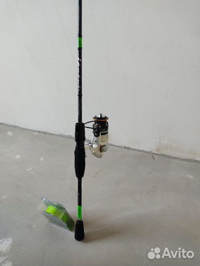 Спиннинг kaida legend 2,1м 3-15 тест в сборе