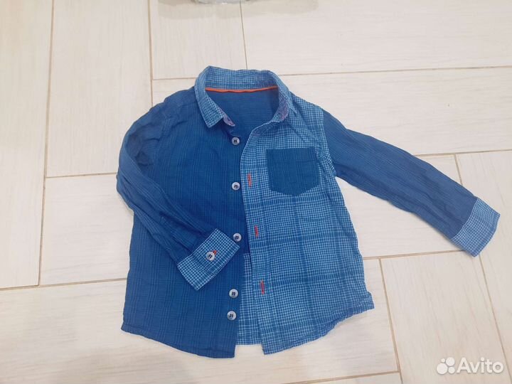 Рубашка для мальчика 2-3года