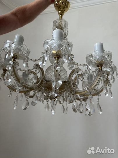Люстра хрустальная богемия Чехия