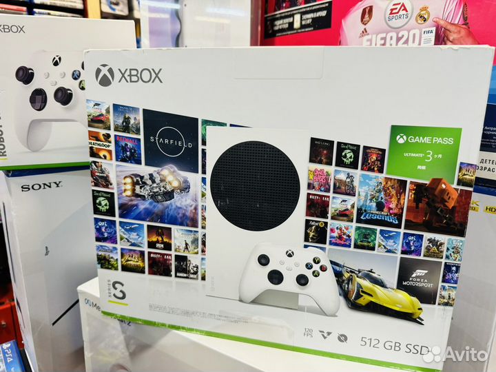 Xbox series s новый 512 SSD гарантия 1 год