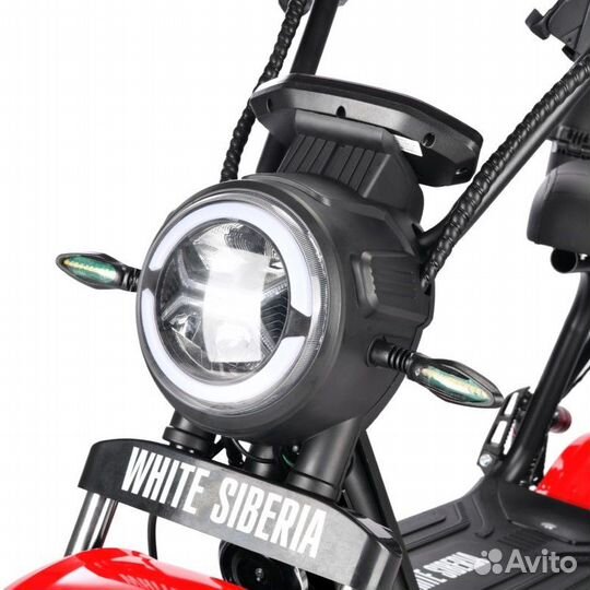 Электроскутер white siberia mini R 2.0 1200W