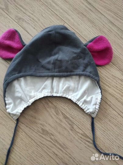 Новогодняя шапка мышонка