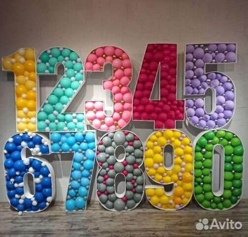 Цифры и буквы из пвх