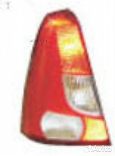 Depo 5511958lldue Фонарь задний renault logan 04