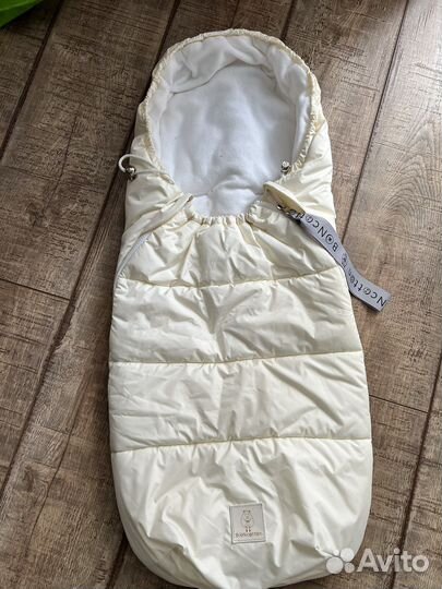 Конверт для новорожденного с комбинезоном