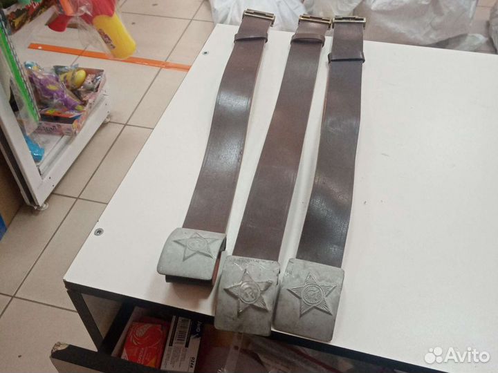 Набор из армейских ремней, са СССР, кожзам