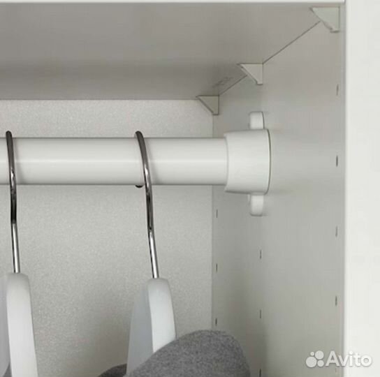 X2 Крепления IKEA для штанги Komplenent в шкаф Pax