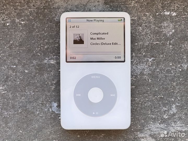 Плеер iPod 5/5.5 Video 80GB 2006 г. (45 часов)