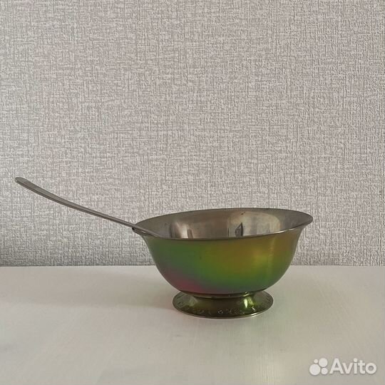 Металлическая чаша с половником СССР