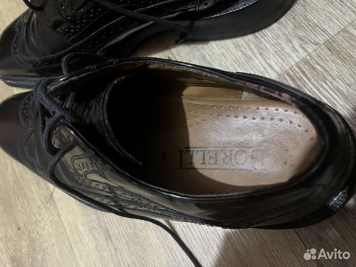 Мужские туфли borelli Италия 40 размер