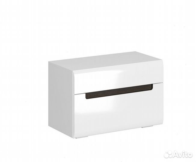 Стокгольм Прихожая Тумба вешалки Белый