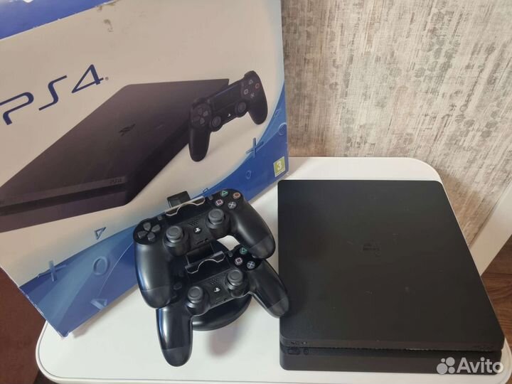 Sony PS4 Slim 1TB + 1 джойстик (dualshock)