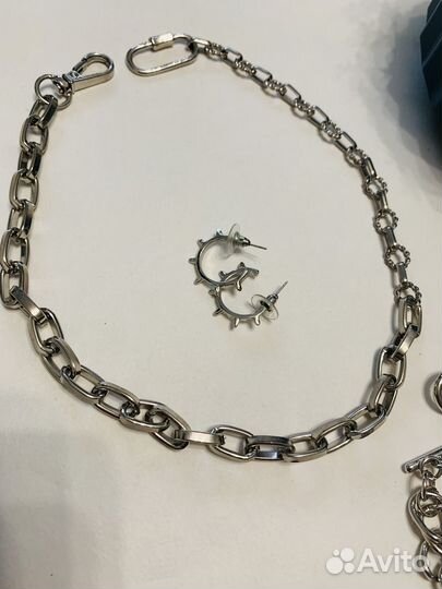 Бижутерия пакетом цепочка, браслет, серьги