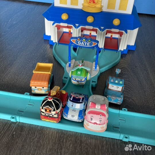 Робокар Поли штабквартира +6 героев