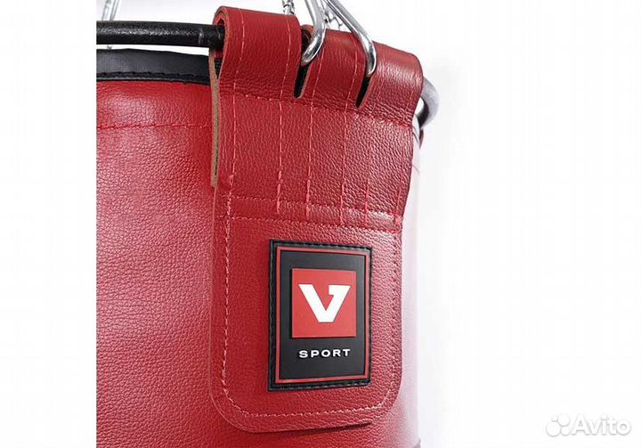 Мешок боксерский из натуральной кожи 130*40см 55кг