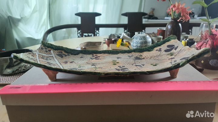 Тяваны и Тарелки винтажные японские,Орибэ,листайте