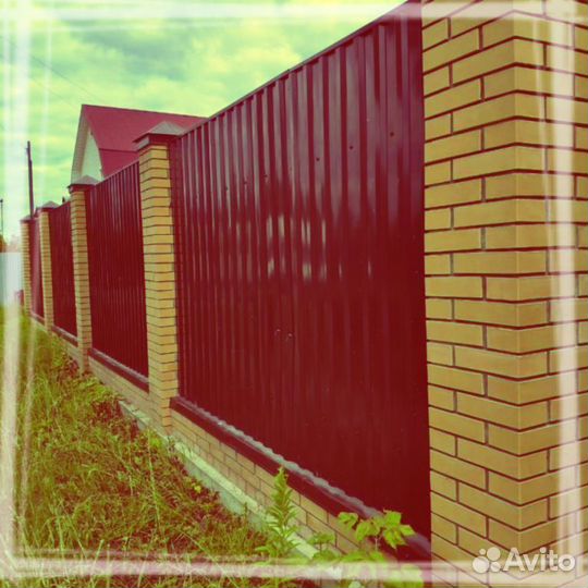 Забор из профлиста