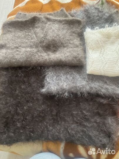 Шаль пуховая ручная работа