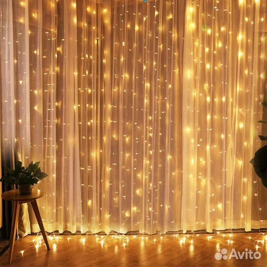 Гирлянда шторка