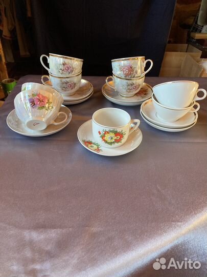 Чайная пара Дулево СССР