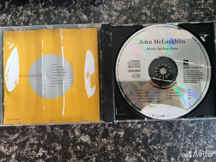 John McLaughlin spoken here CD