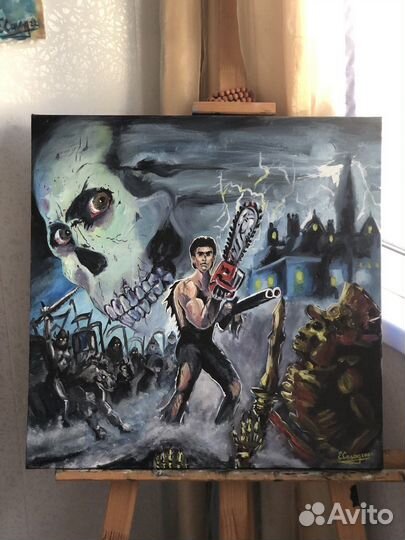 Картина маслом на холсте большая