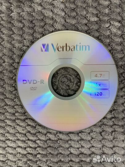 Новые DVD-R диски Verbatim 4.7GB/16x/120 min-88 шт