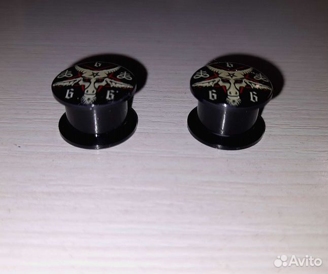 Тяги/тоннели/плаги акрил 12мм