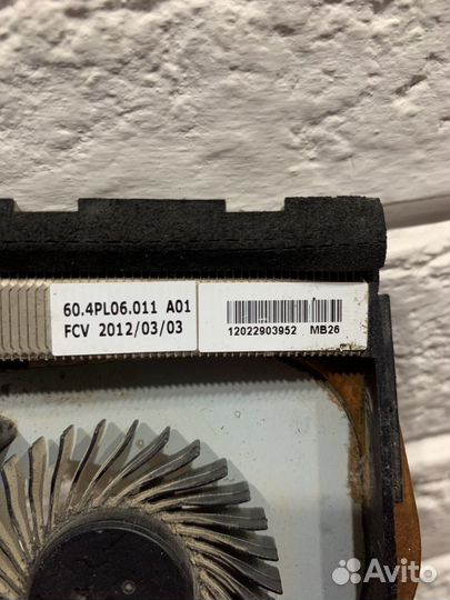 Система охлаждения Sony vaio PCG-61B11V