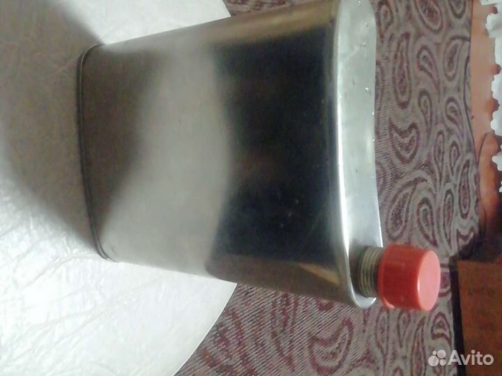 Фляжка армейская СССР из нержавейки