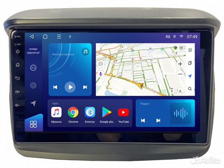 Магнитола Mstar TS109155A для Mitsubishi L200