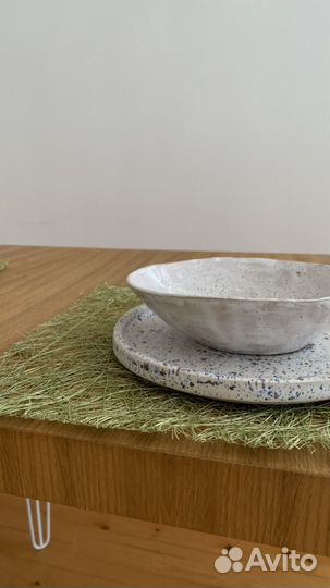 Солома плейсмат подставка под тарелку