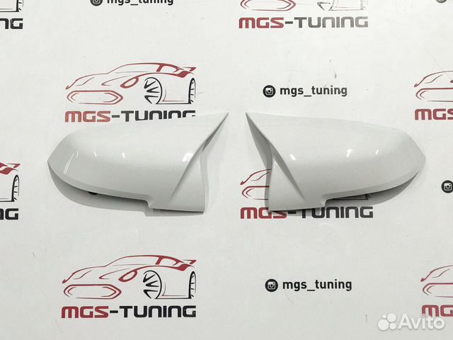 Крышки на зеркала М3 на BMW F30 белые