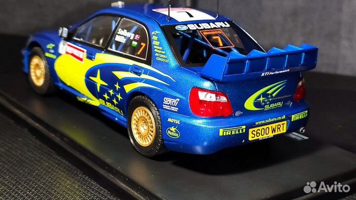 Масштабная модель 1/24 subaru Impreza S9 WRC