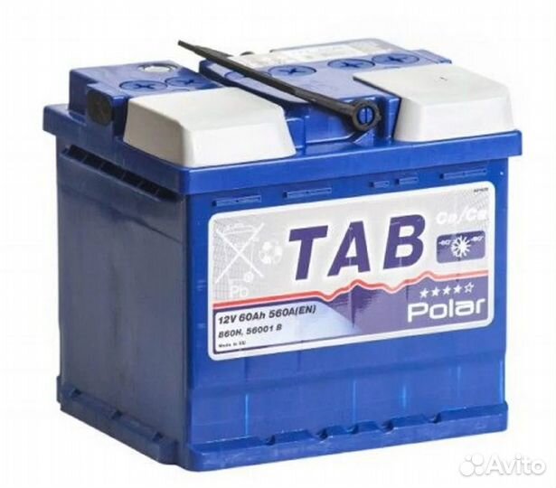 TAB Polar Blue 60 А/ч 560 А uni о.п