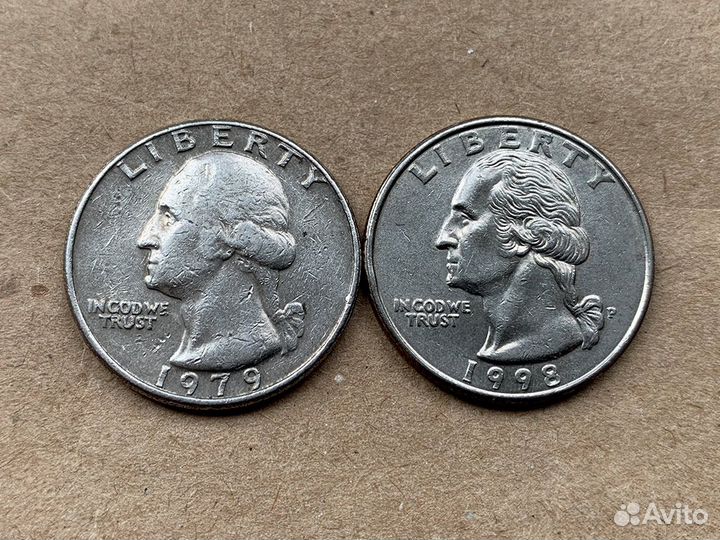 Quarter Dollar Liberty 1979 1998