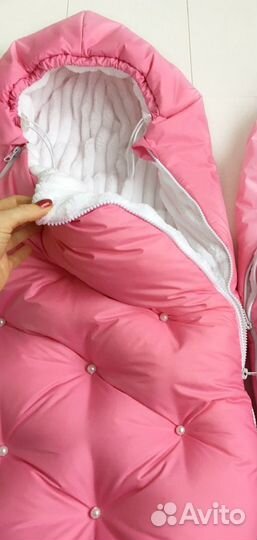 Конверт-кокон Новый и муфта на коляску