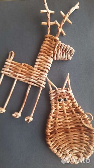 Набор новогодних украшений (ручная работа)