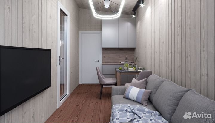 Каркасный дом барнхаус