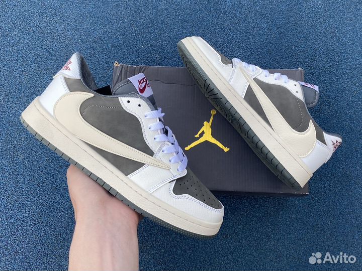 Кроссовки Nike air jordan 1 low travis scott