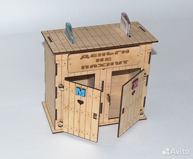 Копилка деревянная