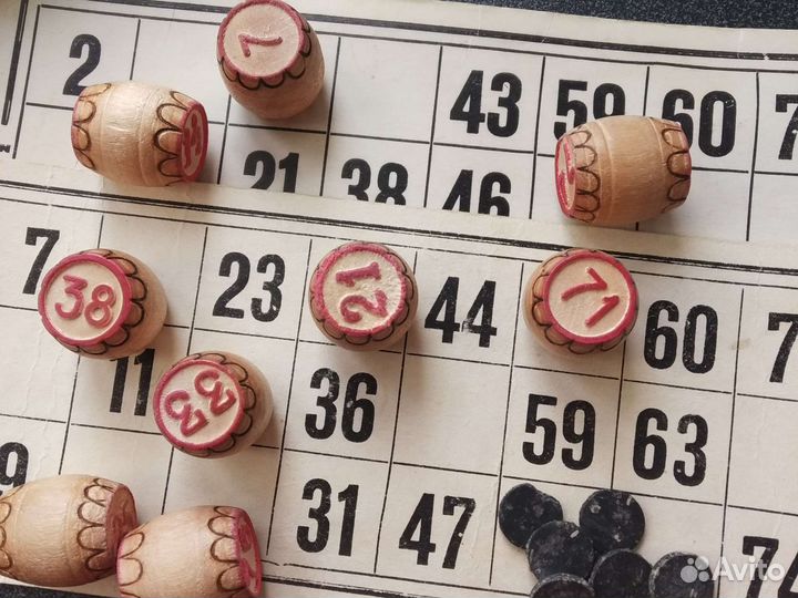 Лото советское боченки дерево