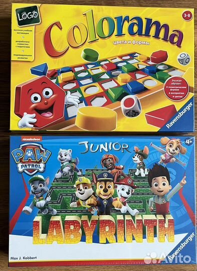 Настольные игры Ravensburger, Djeco (новые)